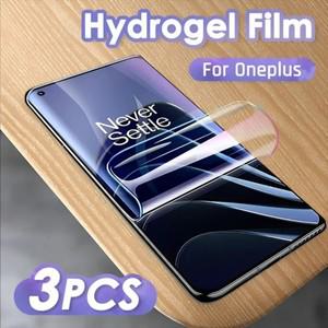 하이드로겔 필름 풀 커버 스크린 보호대, 원플러스 11, 10, 9, 8, 7 프로, 8t, 7t, 6t, 9r, 노드 2 용, 유