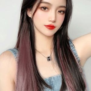 그라데이션 브릿지 헤어피스 컬러 5p 포인트 투톤가발