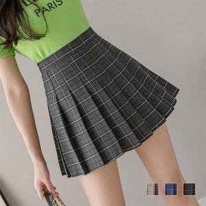 [오노마] ONM 체크 베이직 로오엘 플리츠 스커트