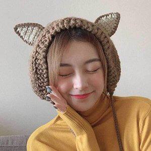 [셀러허브 패션][JHQS7M96_4B]귀도리 겨울귀마개 니트귀도리 방한귀도리