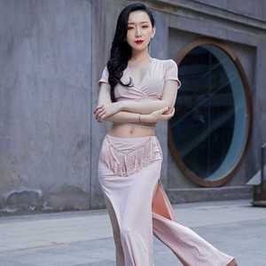 소품 초심자용 벨리 댄스 연습복 술 수트 슬림 퍼포먼스 의류 무용
