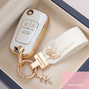 Chevrolet Cruze Aveo Trax Opel Astra Corsa Meriva Zafira Antara J 키 체인 용 Buick 용 TPU 자동차 원