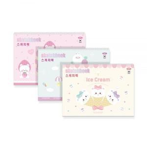 [JHQ3046Q_52GP]펜피아 초등여자 스케치북 345x250mm 23매
