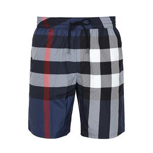 버버리 25SS 블루 체크 스윔 팬츠 8107273 BLUE CHECK