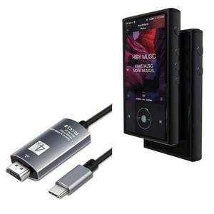 BoxWave HiBy R5 호환되는 케이블 SmartDisplay 케이블 USB 타입C to HDMI 1.8m6피트 USB C/HDMI 케이블 제