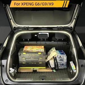 자동차 조명용품 Xpeng G9 G6 X9 용 자동차 트렁크 조명 앰비언트 라이트 스트립 인테리어 장식 웰컴  액세