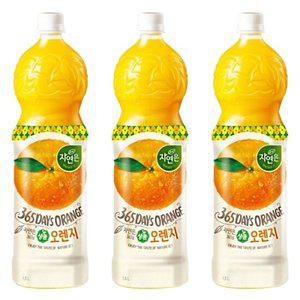 웅진 자연은 오렌지 1.5L x 6개