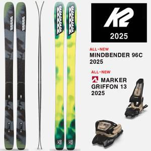 2425시즌 케이투 올마운틴 프리라이드 스키 K2 SKI MINDBENDER 96C+GRIFFON 13 BK/TAN