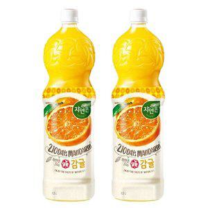 웅진 자연은 감귤 1.5L x 6개