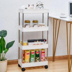 틈새 선반 트롤리 미니 간식팬트리 카트 이동식 수납 북카트 트레이 이동식