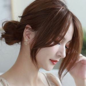 똑딱이 C컬 옆머리 부분가발 5p 긴앞머리 헤어피스