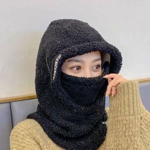 후드 마스크 방한모자 겨울 안감 퍼 캐주얼 야외활동