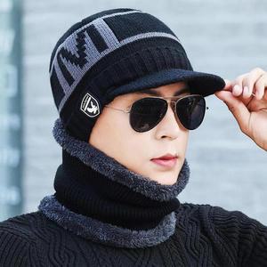 [XBK8HK98_48]니트챙비니 겨울골프모자 넥워머 모자 방한모자
