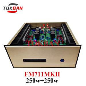 Tokban 레퍼런스 FM711 MKII 파워 앰프, 고출력 파인 사운드 풀 밸런스 입력 XLR 하이파이 오디오, 250W *