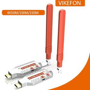 무선 HDMI 비디오 송신기 리시버 익스텐더 디스플레이 어댑터 동글, TV 모니터 프로젝터 PC PS4 용, 4K 108