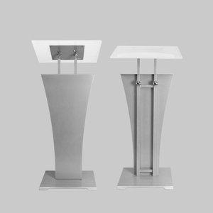 고품질 아스텔 화이트 메뉴판거치대 마스트 안내간판 480mm (WFHN5K4)