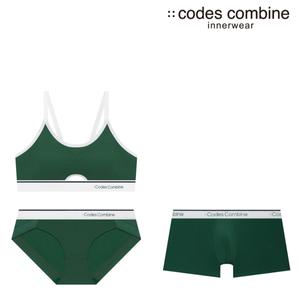 [코데즈컴바인이너웨어](강남점)그린 스포츠 커플세트 (CDWBR414GR+CDWBP413GR+CDMDR413GR)