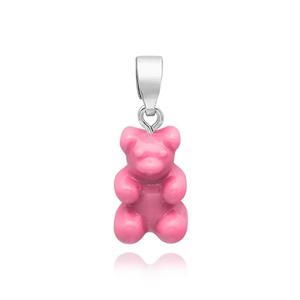 [크리스탈헤이즈] NOSTALGIA BEAR-CANDY PINK-CLASSIC CONNECTOR SILVER 여성 참