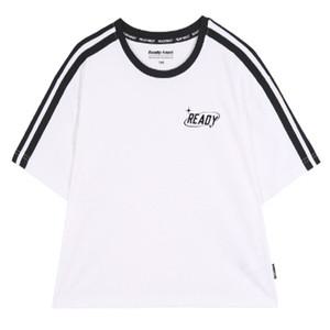 [에어워크주니어]구리남양주모다아울렛R252G1373B-1주니어 두줄 크롭 반팔 티