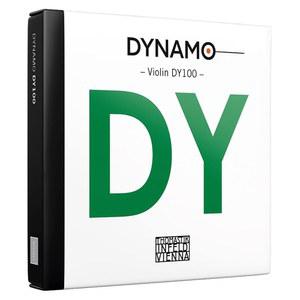 토마스틱 인펠드 다이나모 바이올린용 현 세트 - 합성 코어 및 탄소강 진동 바이올린 전문가용 DY100 12.8 인치