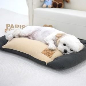 패리스독 커들베드2(M) 강아지 사계절 쿠션 방석