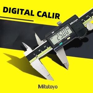 Mitutoyo 디지털 캘리퍼스 버니어 6in 0-150mm 500-197-30 200mm 스테인레스 스틸 구경 측정 도구