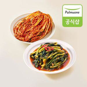 [보리보리/풀무원]풀무원 사계절 아삭 포기김치 4kg+열무김치 2kg