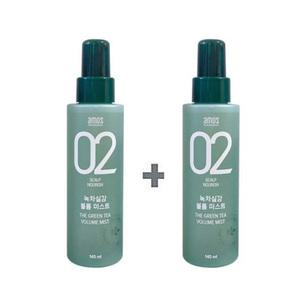 아모스 녹차실감 볼륨미스트 140ml X2개
