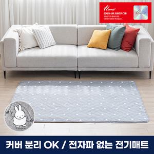 [공식] 한일 EMF인증 전자파없는 워셔블 극세사 전기요 전기매트 더블 EBMI-1350