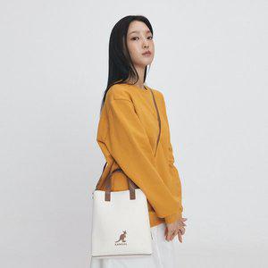 [캉골](광주신세계)듀오 캔버스 미니 쇼퍼백 3877 아이보리