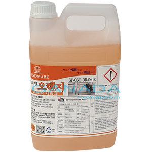 지피원오렌지3.75L 향기는상쾌하고 세척은 확실하게 다목적세제 오렌지향이나는청소약품