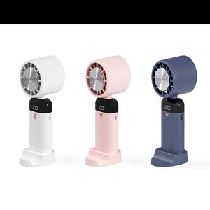 휴대용 냉각 선풍기 각도조절 대용량 배터리 저소음 쿨마사지 쿨링패드 손풍기