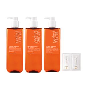 미쟝센 퍼펙트 세럼 샴푸 오리지널, 680ml, 3개 + (살롱10 샴푸, 6ml, 손상+트리트먼트, 6ml, 손상), 1개
