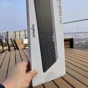 [OFK4O8R7]로지텍K580 슬림 멀티디바이스 무선 자판 블랙