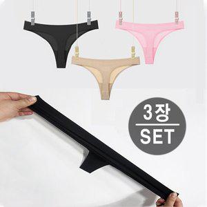 [버블라임]3장 여성팬티 심리스팬티 노라인 레깅스 편한 티팬티 빅사이즈 요가 G01