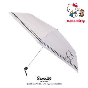 [산리오]헬로키티 슬림 50 더블보더 3단 우산 _ MUHKU60004