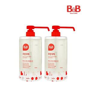 비앤비 순한성분 주방세제 1000ml 2입_R289