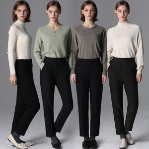 [홈쇼핑방송/르오트(LeOT)] 웜기모 슬림스트레이트 팬츠