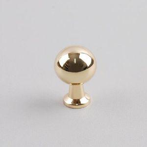 가구손잡이 1구 원형골드 서랍장 수납장 장식장 DIY