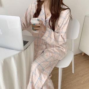 마전동상회 체크 잠옷세트 홈웨어 사계절잠옷 잠옷선물 6종