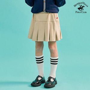 [버버리힐스폴로클럽][폴로클럽] 플리츠스커트_베이지