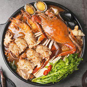 [친환경팔도]대도수산 얼큰 시원한 꽃게탕 캠핑 밀키트 1.31kg