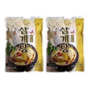 부광식품 국내산 삼계탕 골드 1kg 2팩