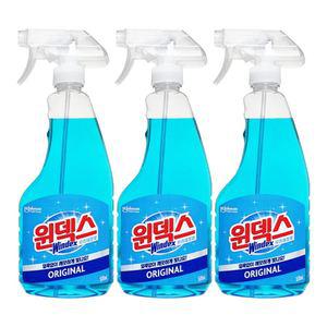윈덱스 오리지널 유리세정제 스프레이 500mL X 3개