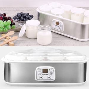 수제 플레인 요거트 만들기 디지털 제조기 8구 1p 우유 요구르트 응고 발효 업소용 기계