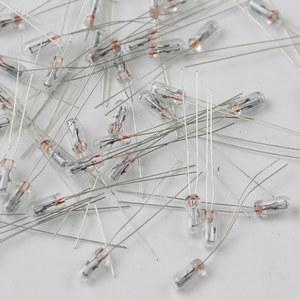 에디슨 백열 필라멘트 라이스 램프 전구, 미니어처 0.07A, 3mm, 4mm, 5mm, 1.5V,3V,6V, 9V,12V, 24V, 10