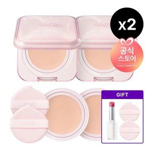 [NEW]킬커버 메쉬 글로우 에센셜 쿠션 기획세트 [본품+리필] x2 [사은]크리스탈글램밤 랜덤 정품)+퍼프2매
