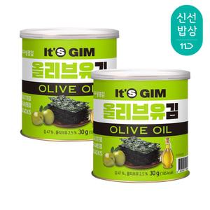 지도표성경김 올리브유 캔김 30g 2캔