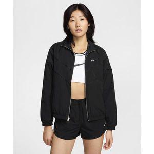 [매장정품] 나이키 NIKE 바람막이 윈드러너 루즈 UV 우븐 풀집 자켓 W - 블랙화이트 / FV6305-010