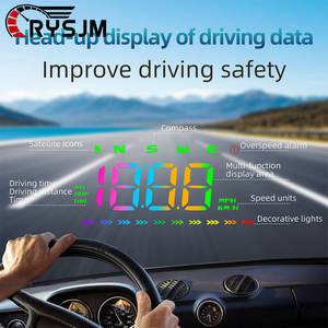 헤드업디스플레이 HUD x M23 GPS 디스플레이 듀얼 차량용 전자 헤드 업 앞유리 프로젝터 가솔린 디지털
